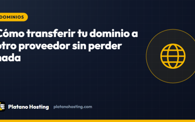Cómo transferir tu dominio a otro proveedor sin perder nada